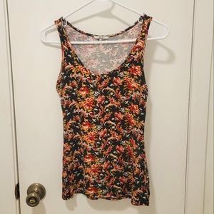 BKE Vintage floral tank top